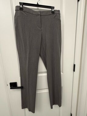 Alfani Women's Gray Straight-Leg Dress Trousers